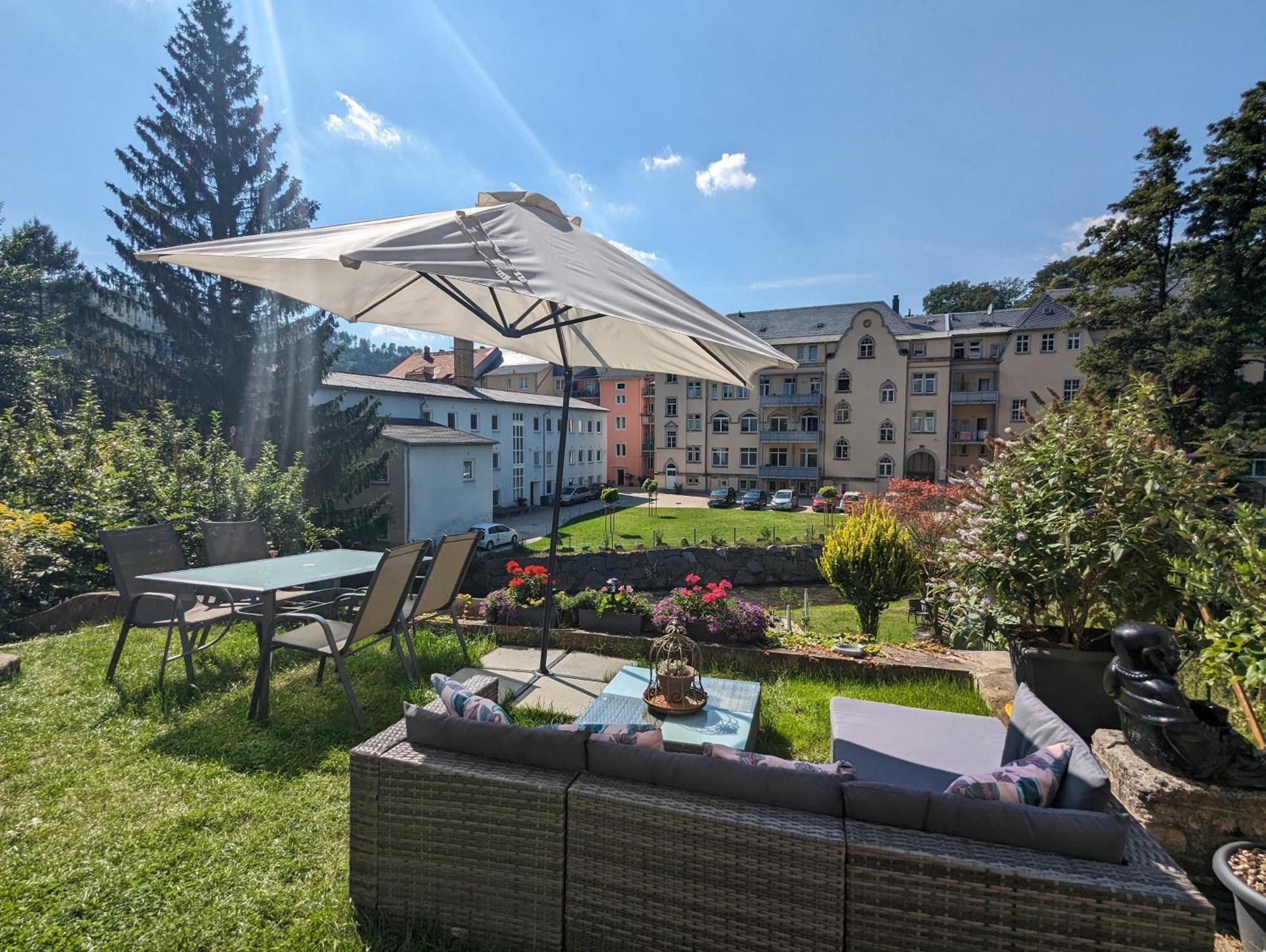 Uo2 - Urlaubsmagie - Garten, Whirlpool, Sauna Apartment Sebnitz Exterior photo