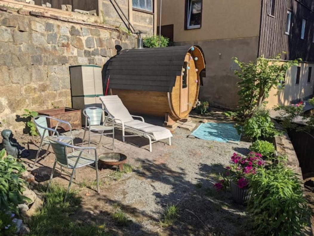 Uo2 - Urlaubsmagie - Garten, Whirlpool, Sauna Apartment Sebnitz Exterior photo