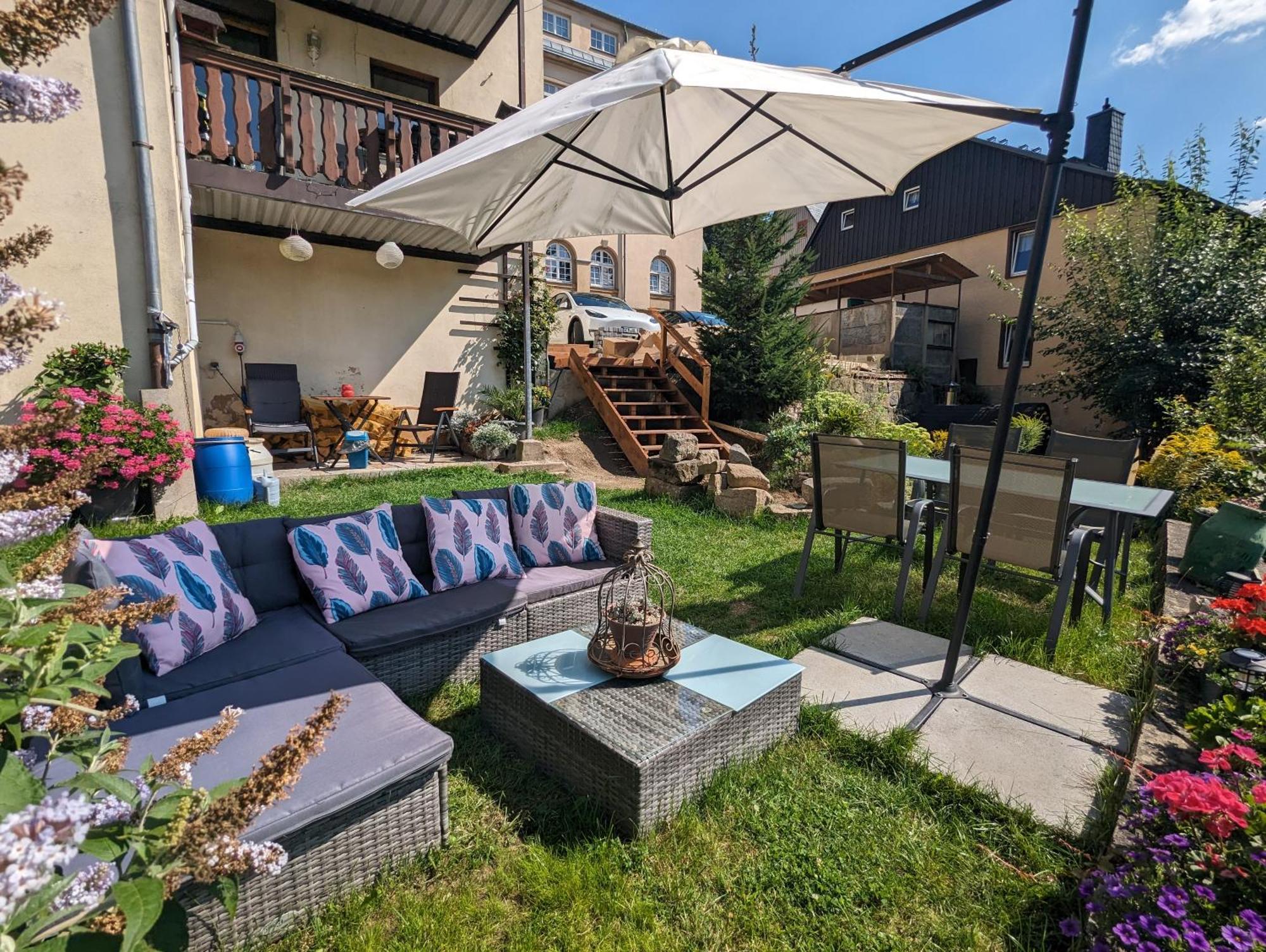 Uo2 - Urlaubsmagie - Garten, Whirlpool, Sauna Apartment Sebnitz Exterior photo