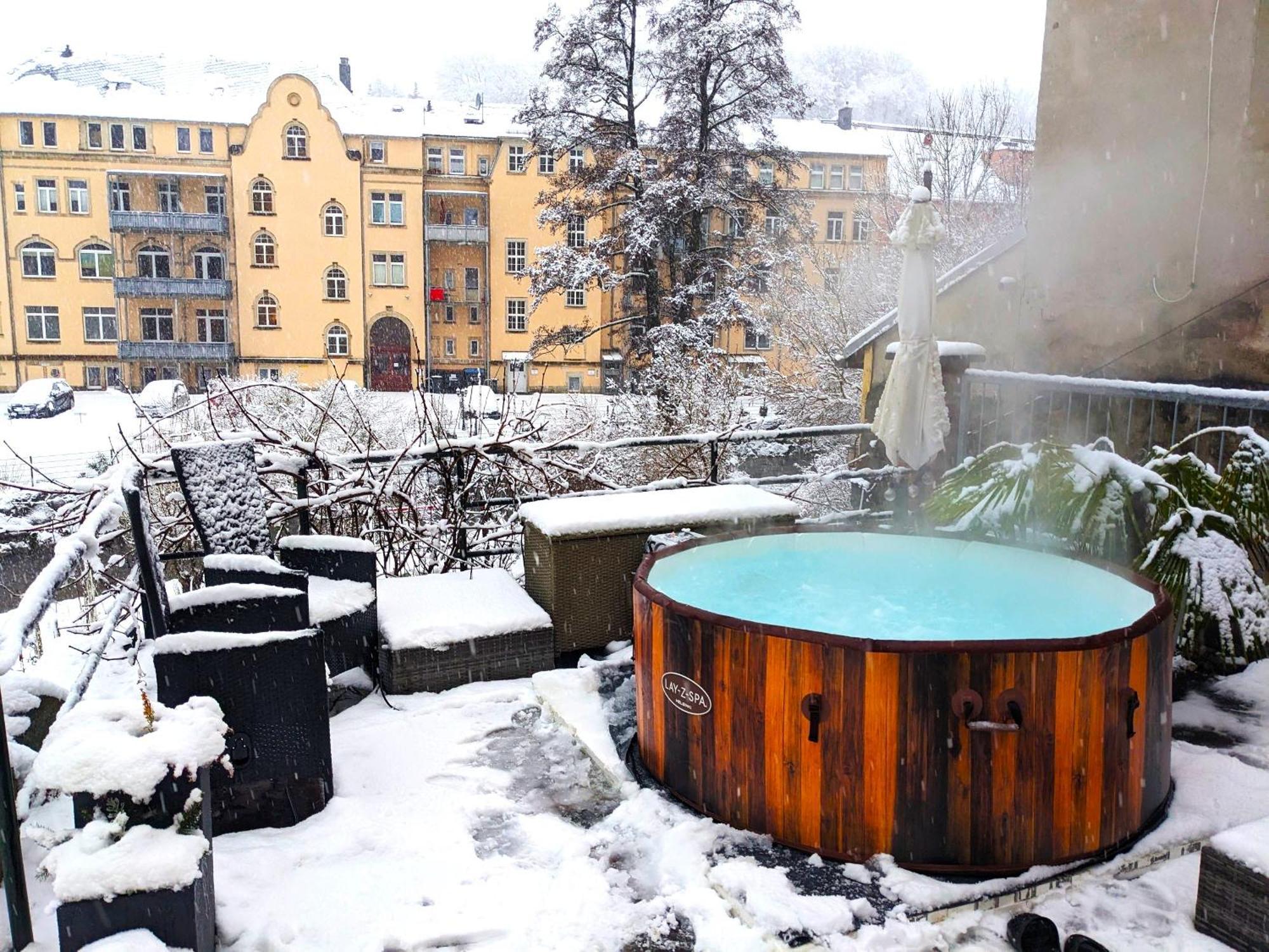 Uo2 - Urlaubsmagie - Garten, Whirlpool, Sauna Apartment Sebnitz Exterior photo